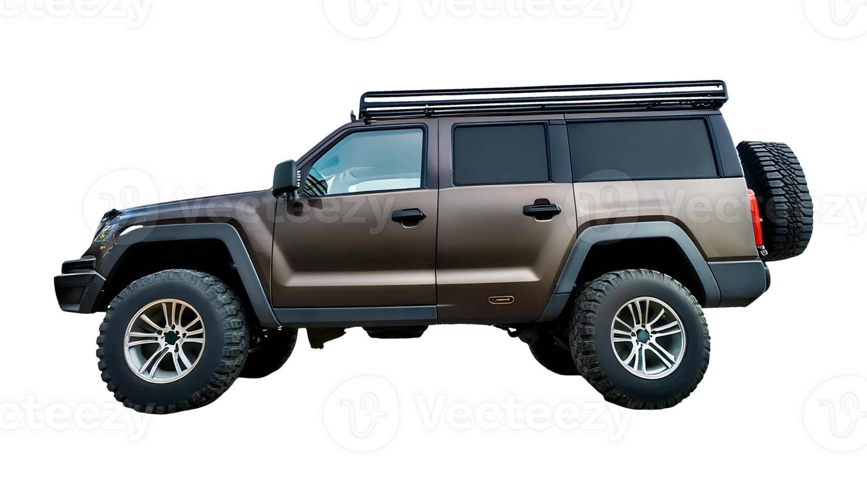 Off-Road SUV with Lift Kit isolated on transparent background png