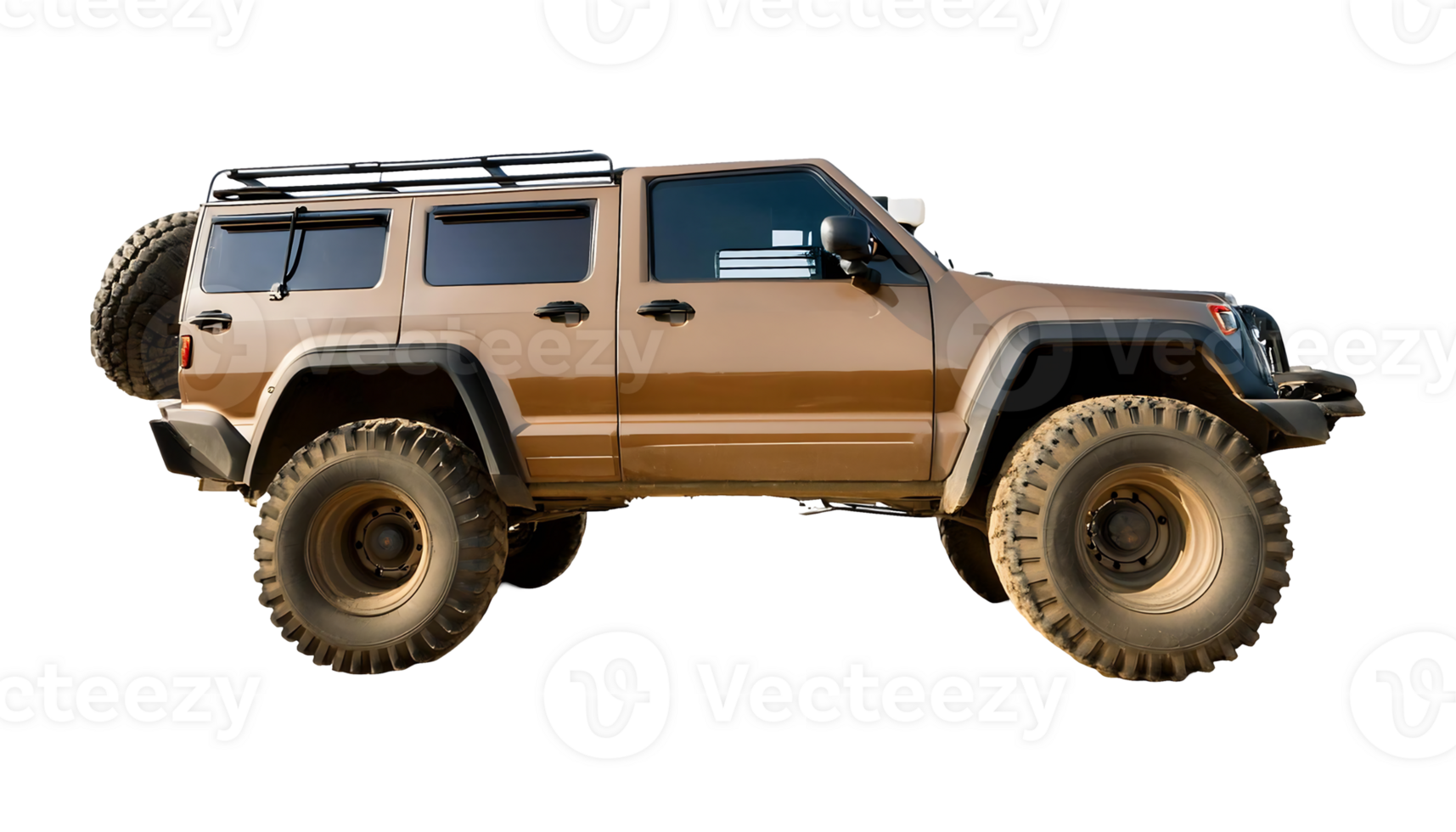 Off-Road SUV isolated on transparent background png