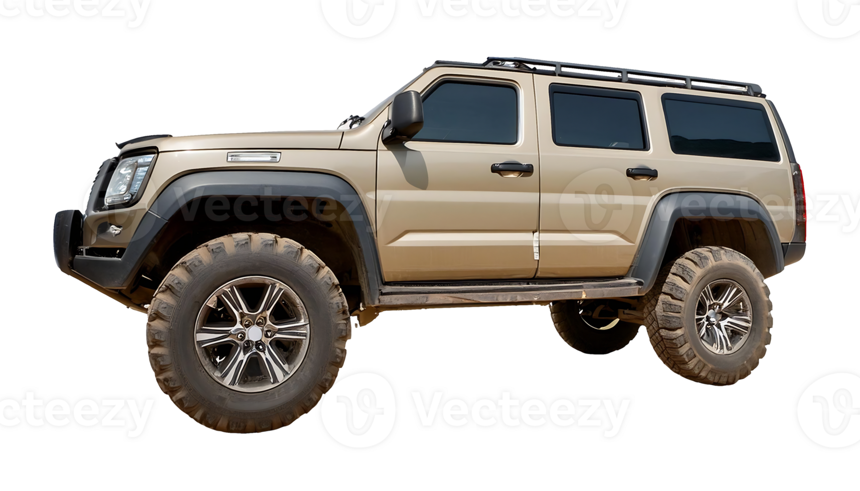 Off-Road SUV isolated on transparent background png