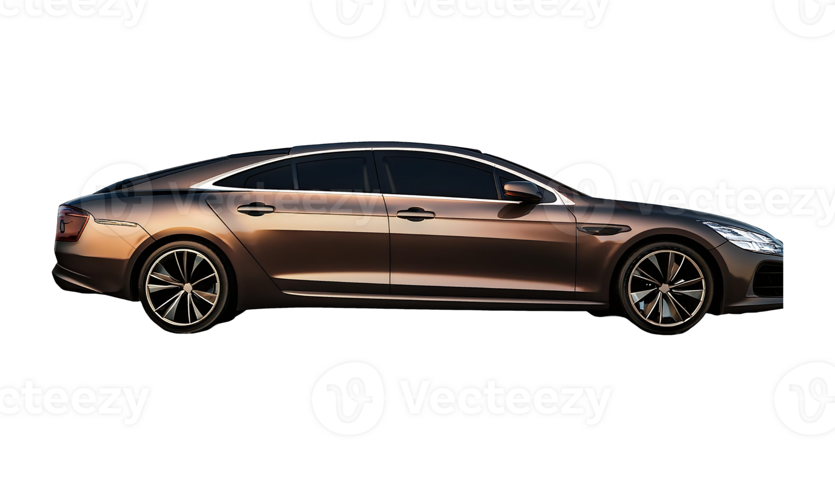 High-Performance Luxury Car isolated on transparent background png