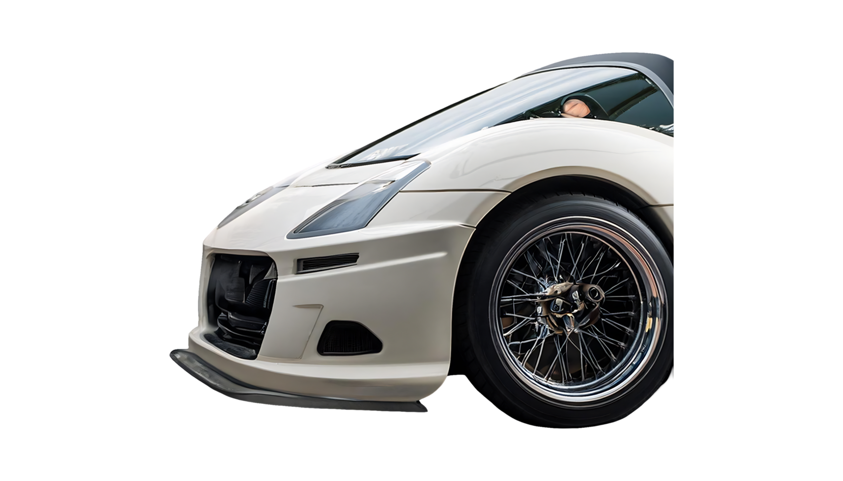 Exotic Car Showcased isolated on transparent background png