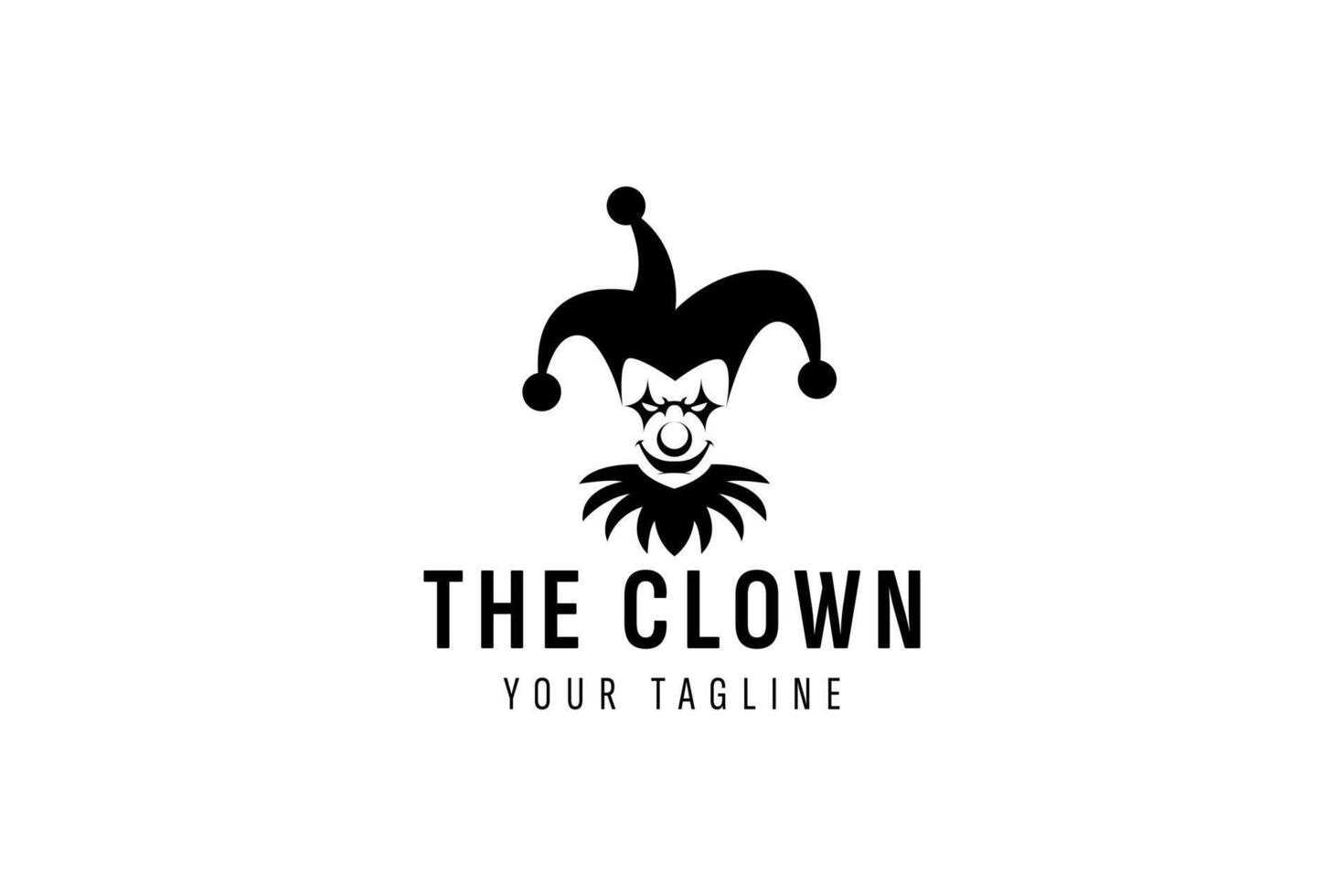 clown logo icon illustration vector