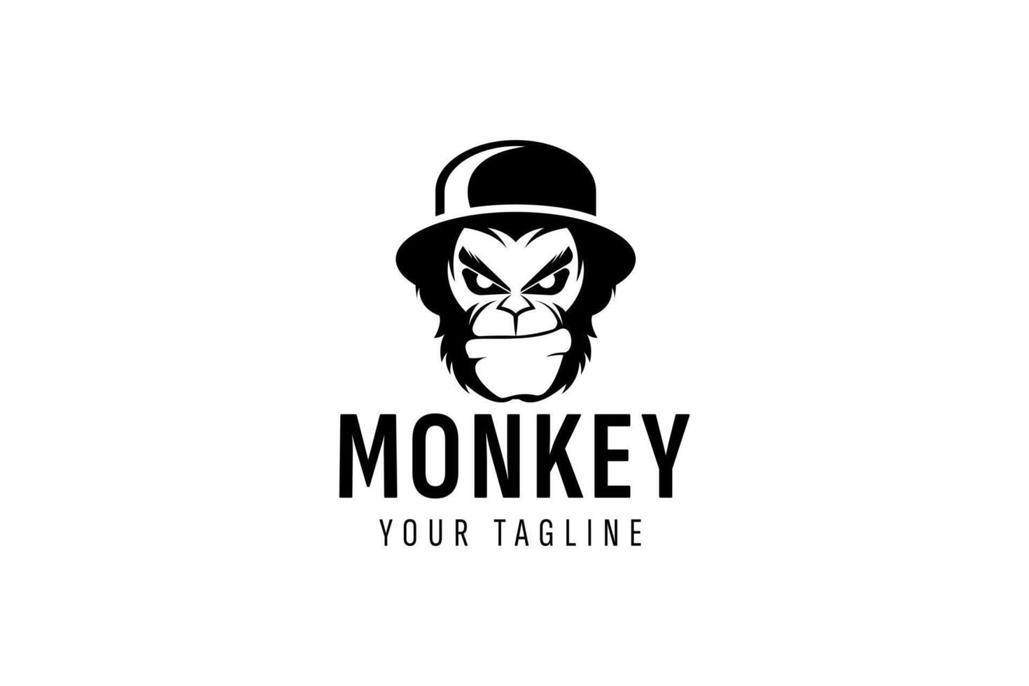 monkey logo icon illustration vector