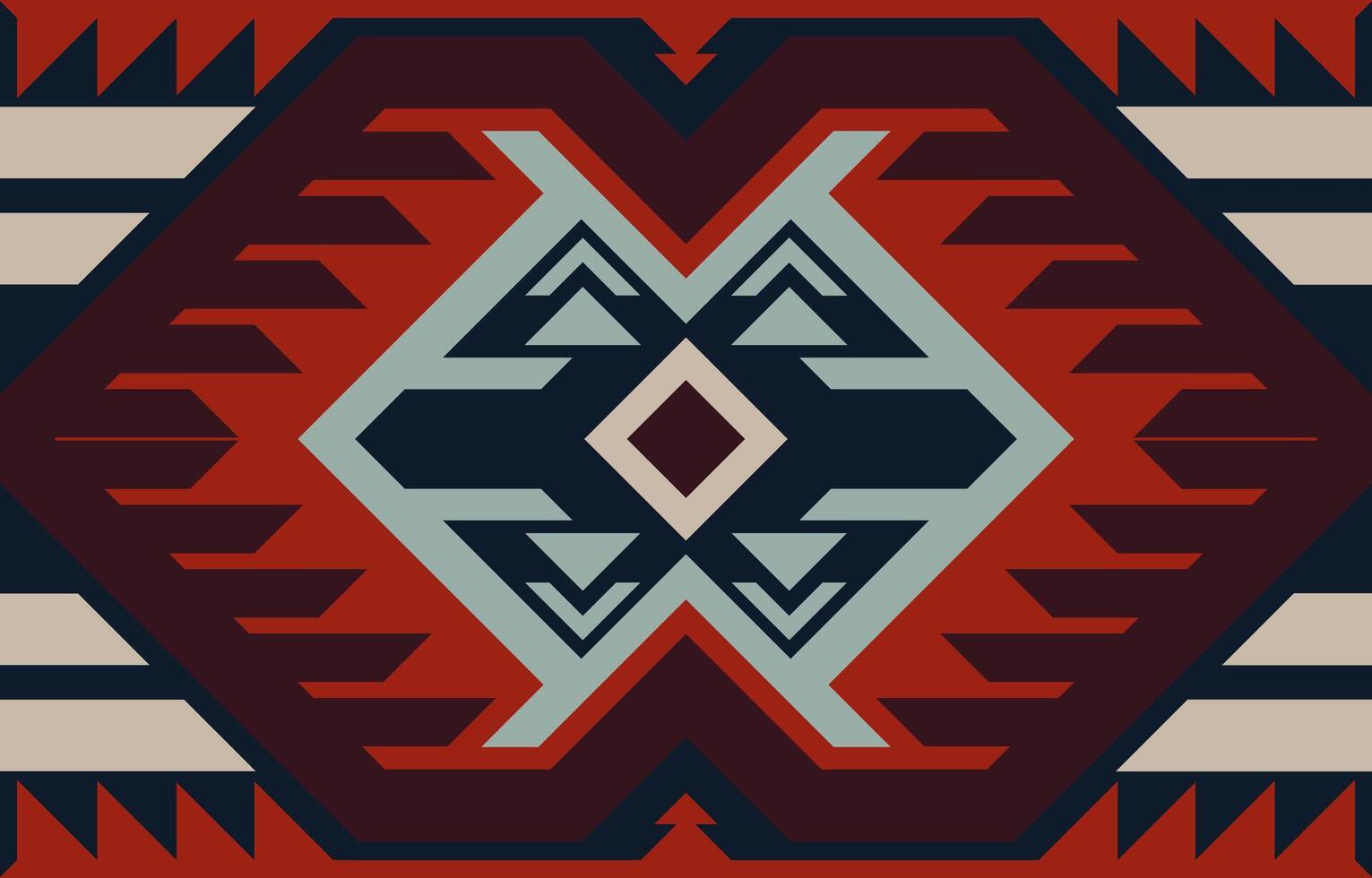 Colorful Aztec tribe Seamless tribal diamond pattern, geometric Aztec ornament. Ethnic designs for wallpapers, clothes, fabrics, textiles, tiles, fingerprints, carpets. vector