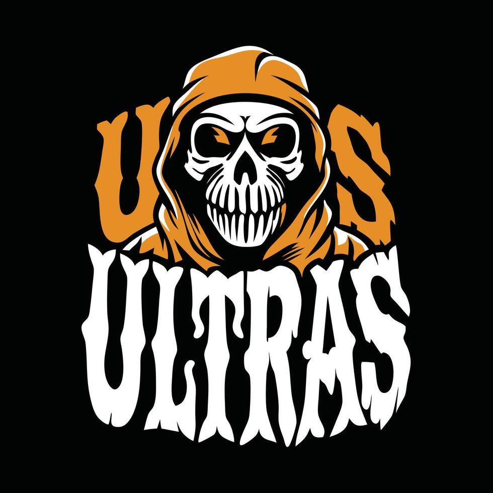 ultras supporter tshirt design vector