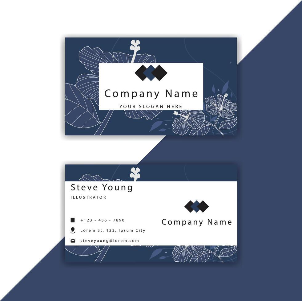 Print simple and modern business card designs . vector