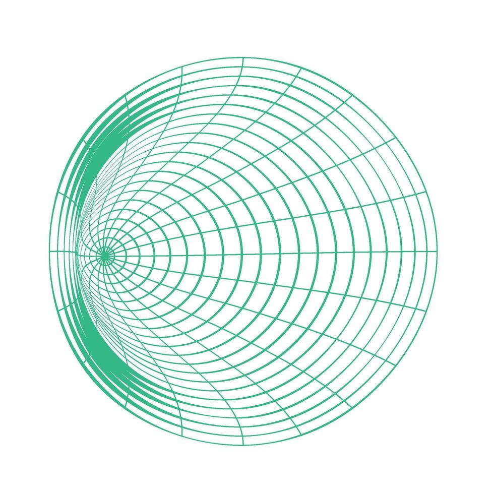 3D Wireframe Shape vector