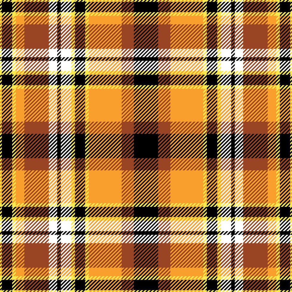 Tartan plaid check pattern texture. Seamless pattern. Fall Halloween design. Perfect for textile or print design. vector