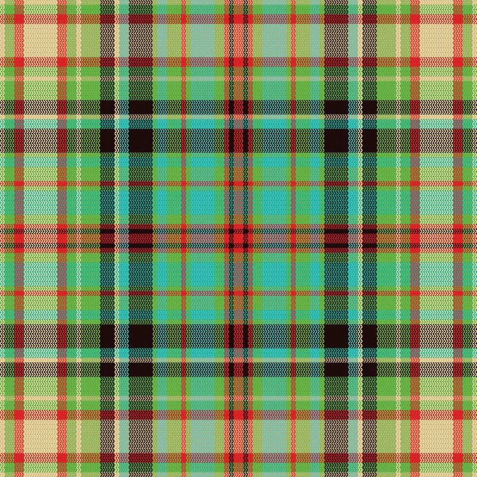 Tartan plaid pattern with texture and summer color. vector