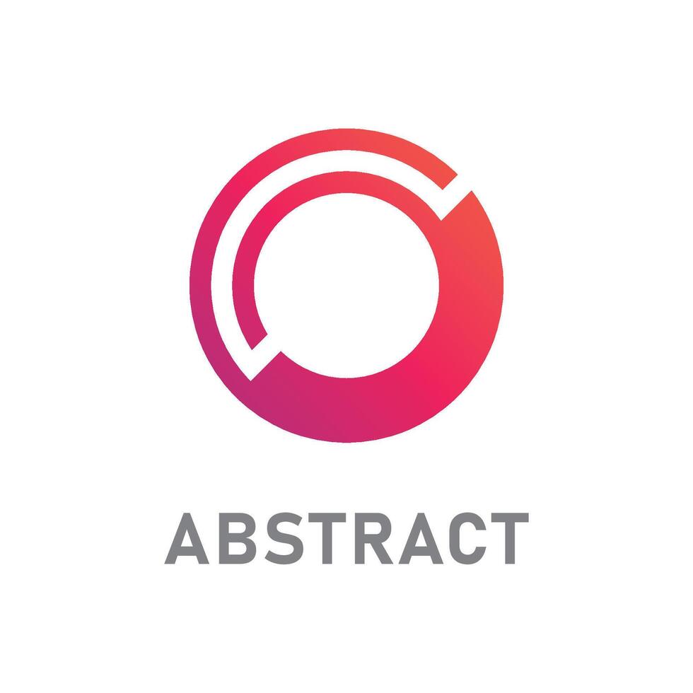 Letter O logo template Creative O Letter initial logo design vector