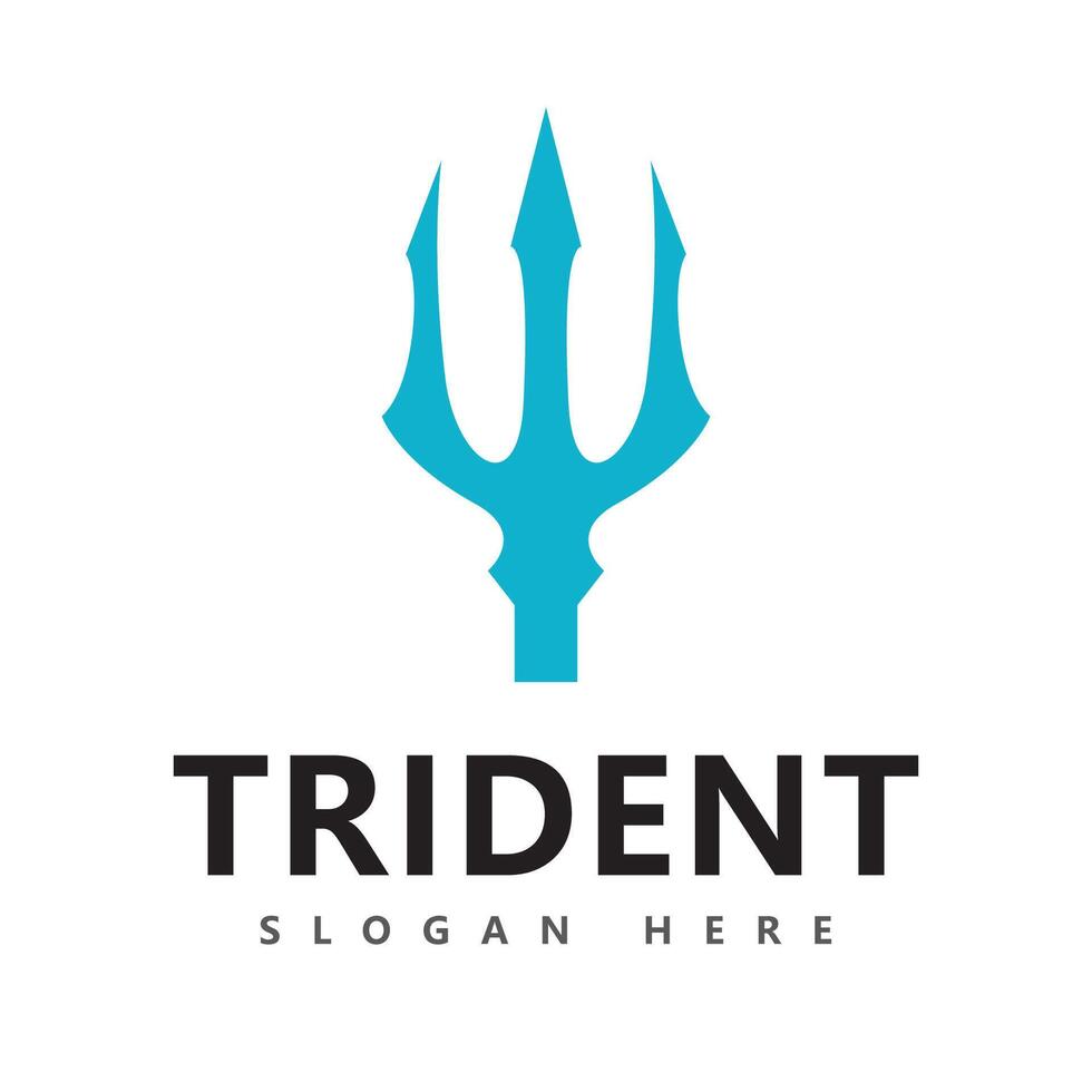 Trident Logo Template illustration vector