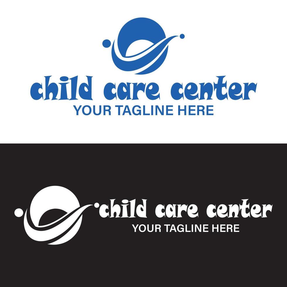 Baby shop child care day care school and kids logo day care create distinctive mother care logo design vector