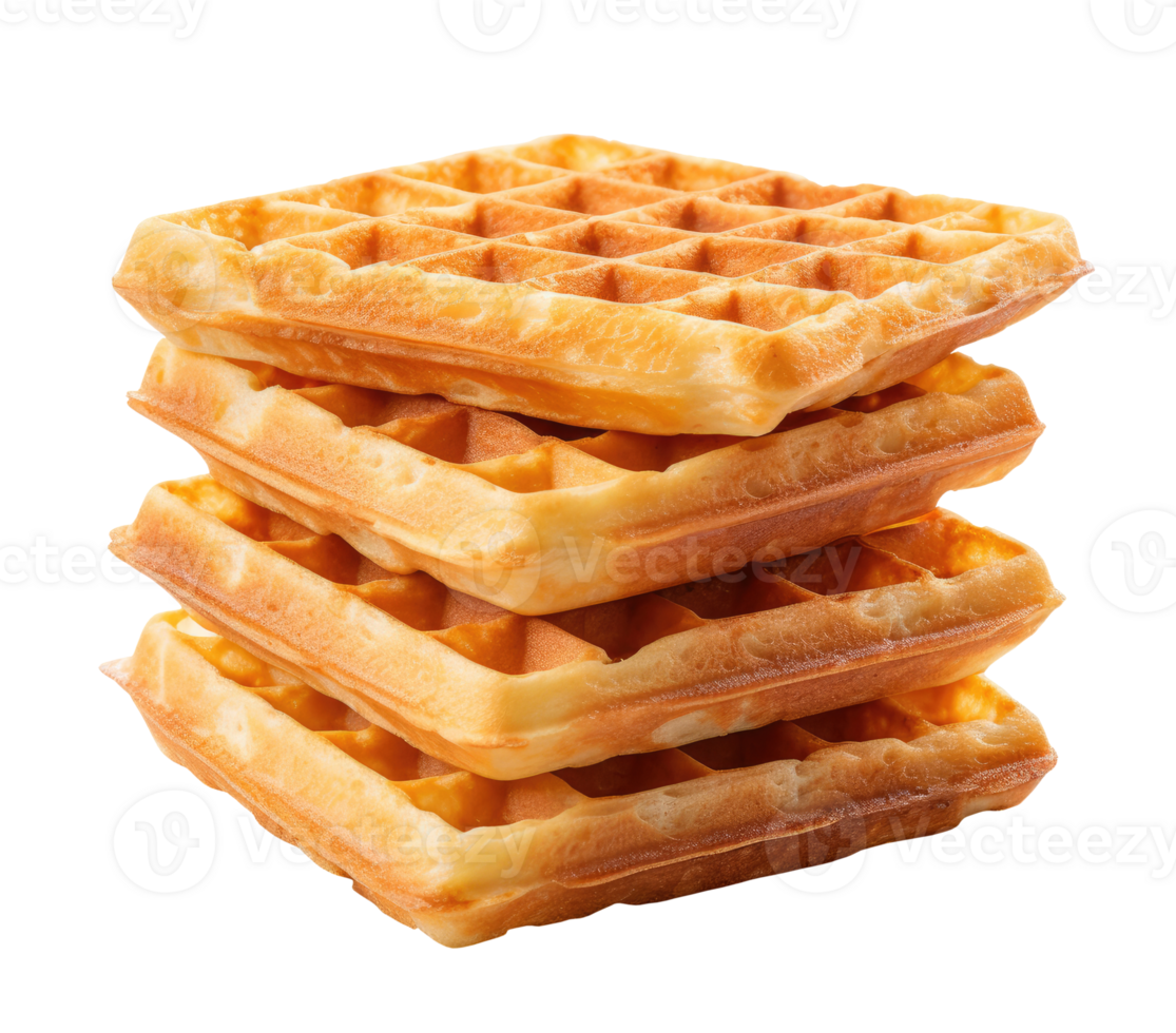 Stack of Waffles, Cut Out png