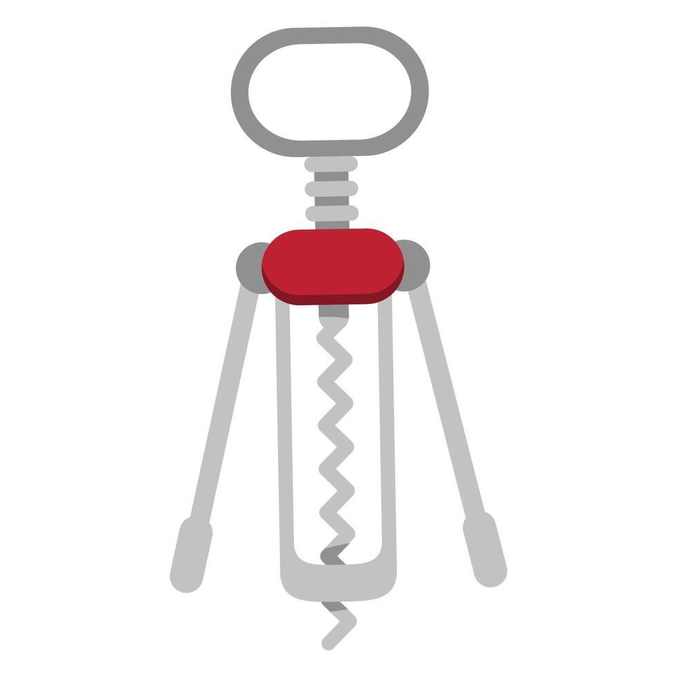 Corkscrew Flat Illustration vector