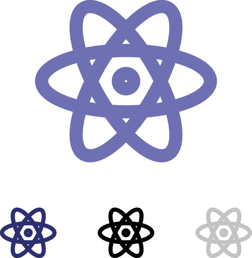 Molecule icon symbol sign . Nucleus Atom Star Logo Design editable Template vector