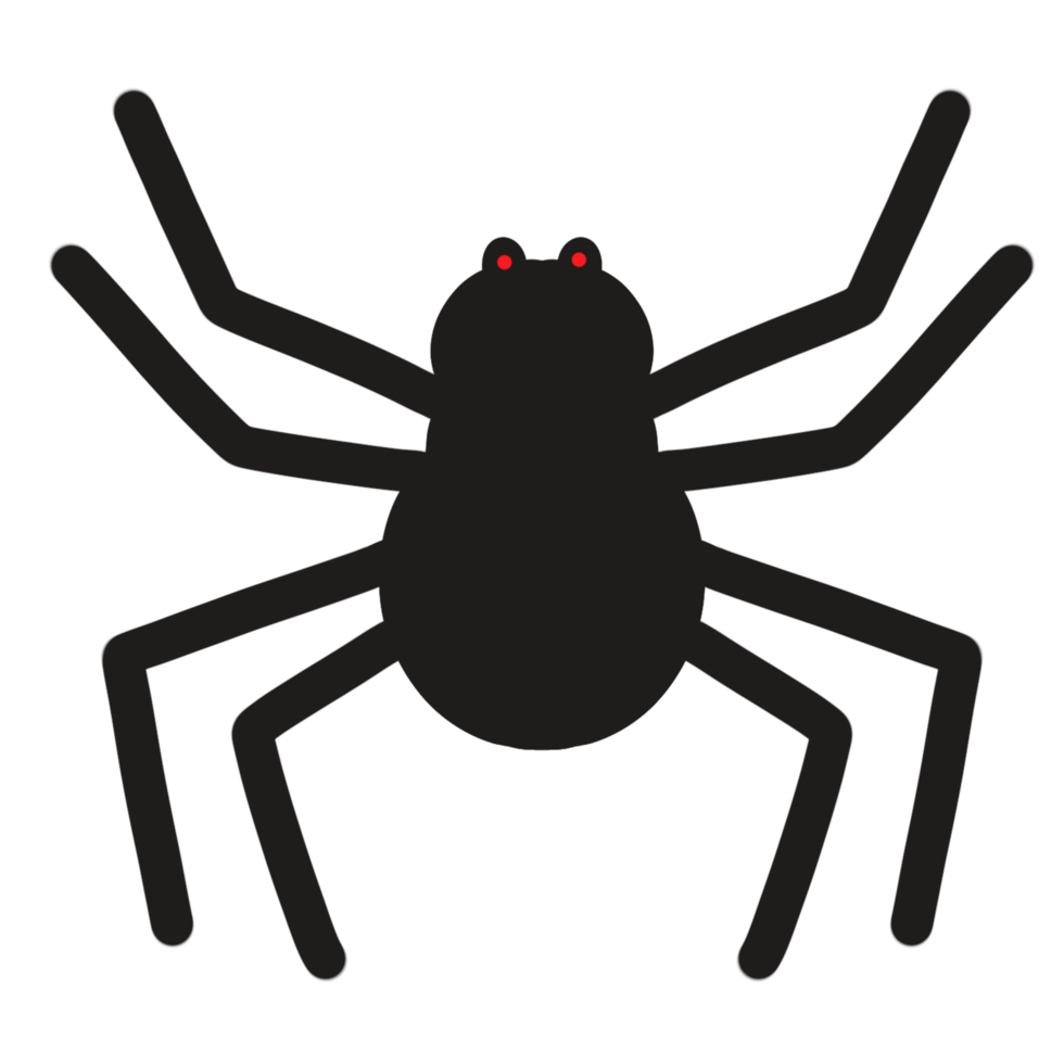 spider icon on transparent background png