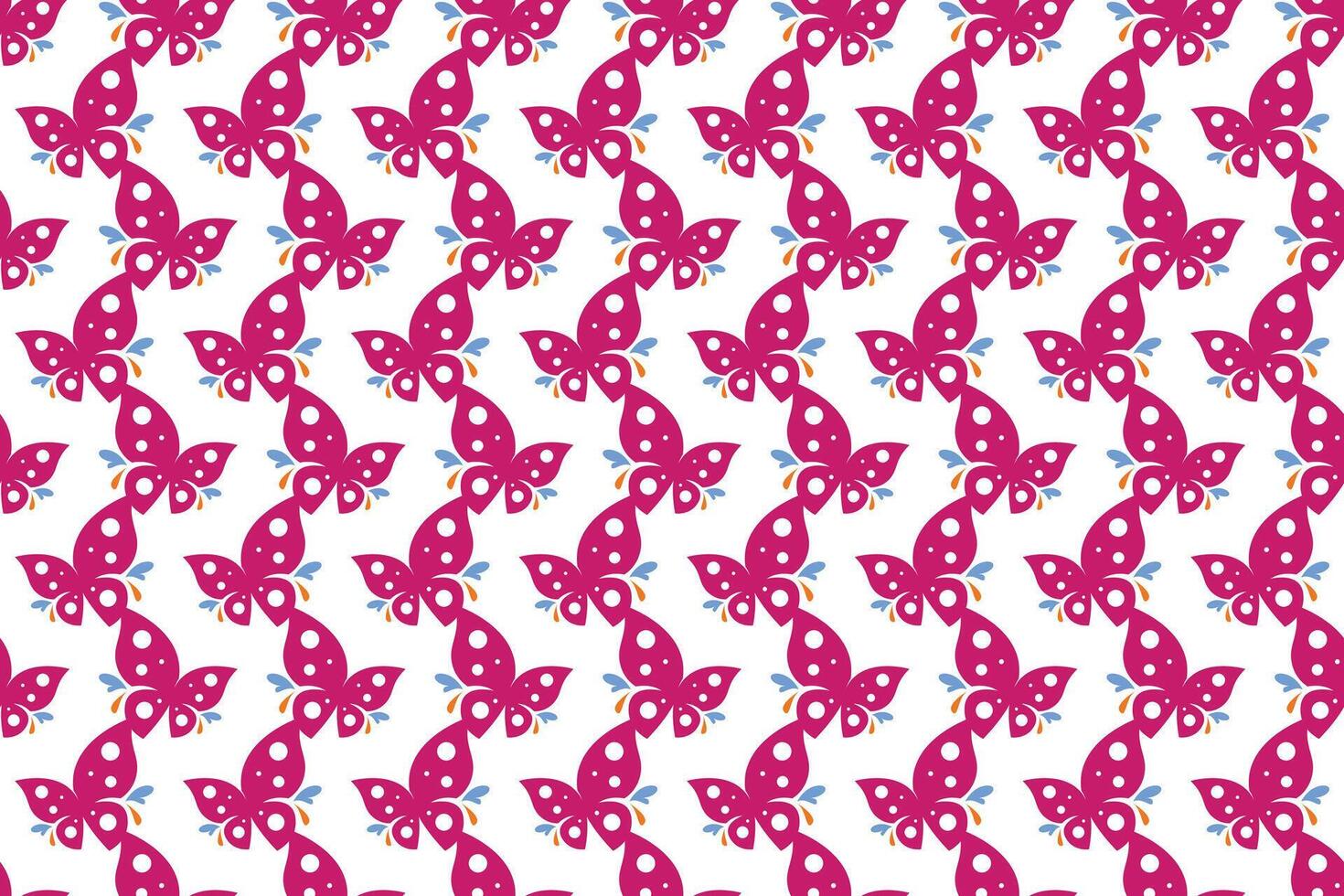 Abstract butterfly seamless pattern background can be used as social media banner, wrapping paper, etc. vector