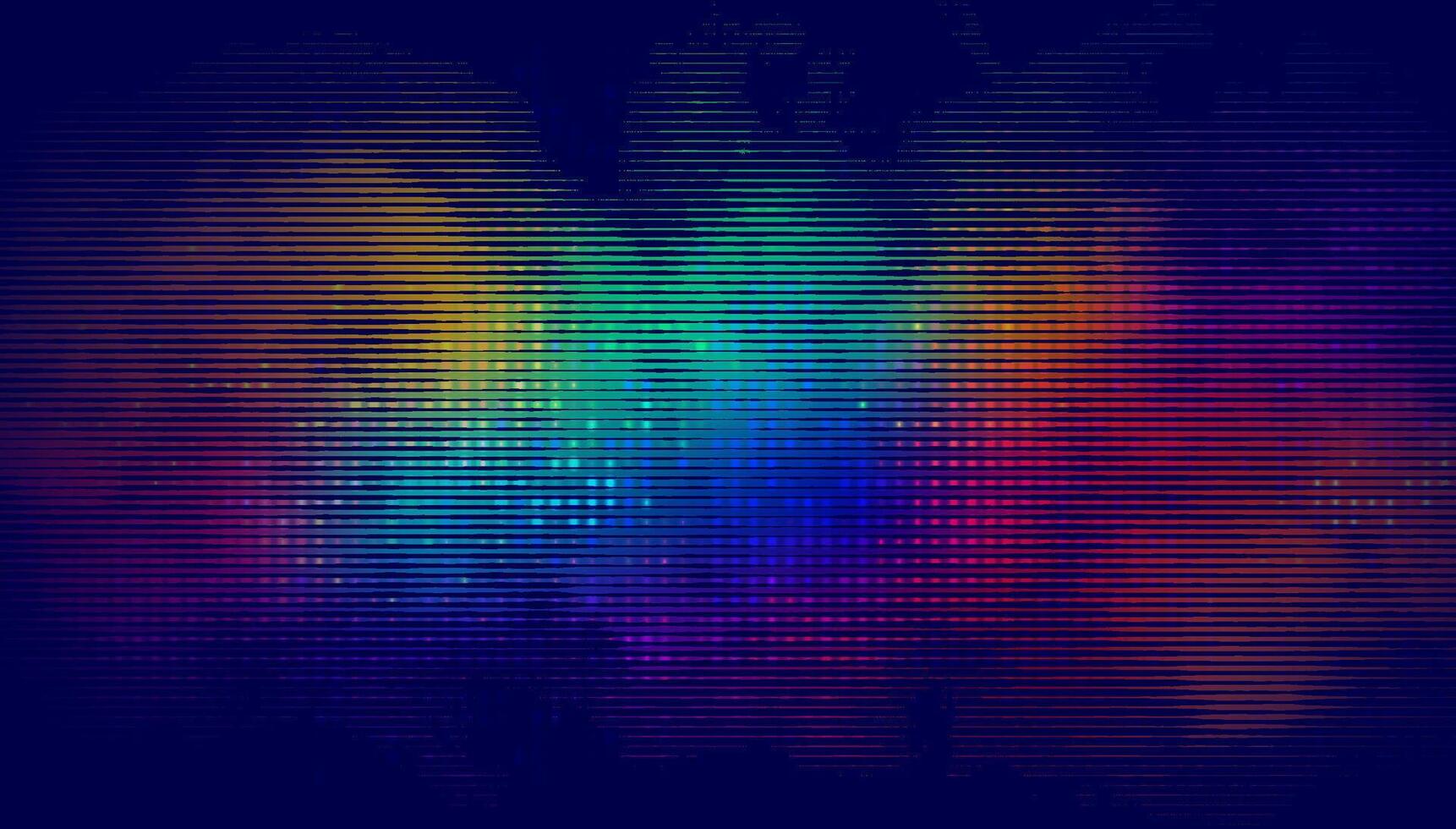 Trendy abstract r background with cyberpunk retro pattern. Vibe of 80's and 90's style, chaos and artistic futuristic design elements. vector