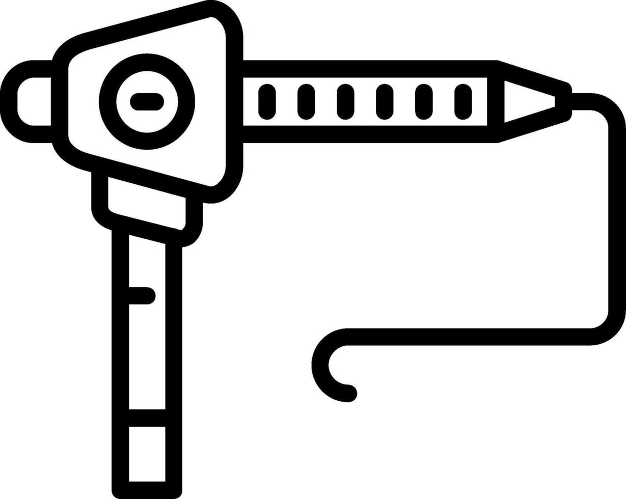 Endoscopy Line Icon vector