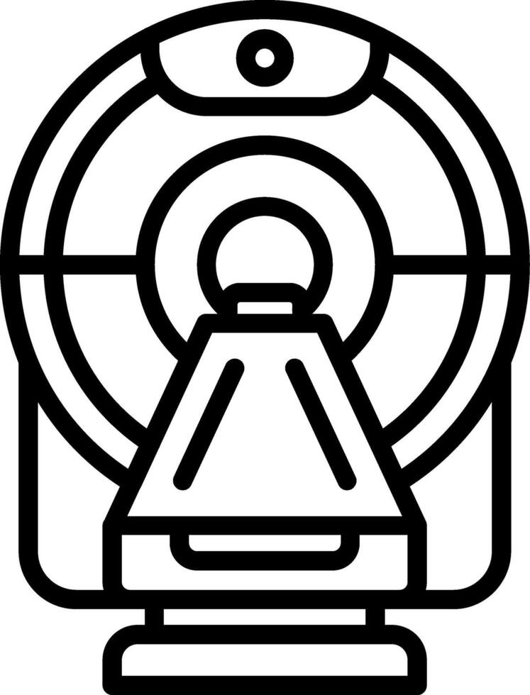 Mri Line Icon vector