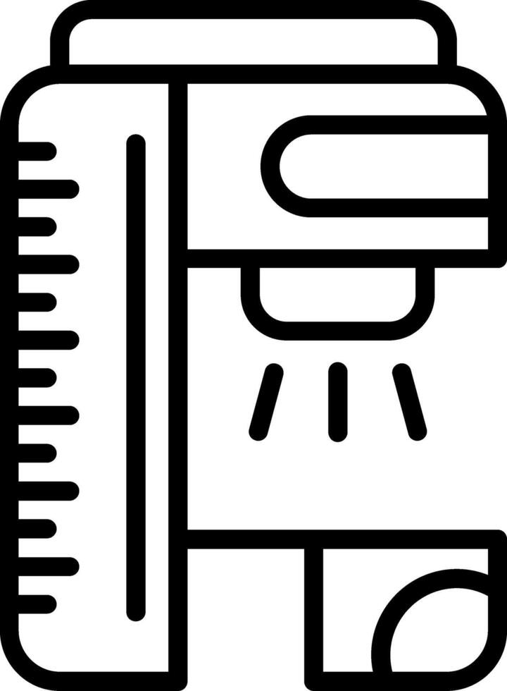 Scanner Line Icon vector