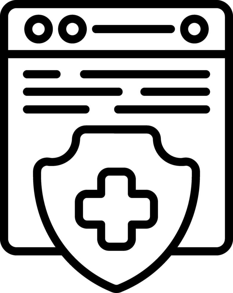 Healthcare Line Icon vector
