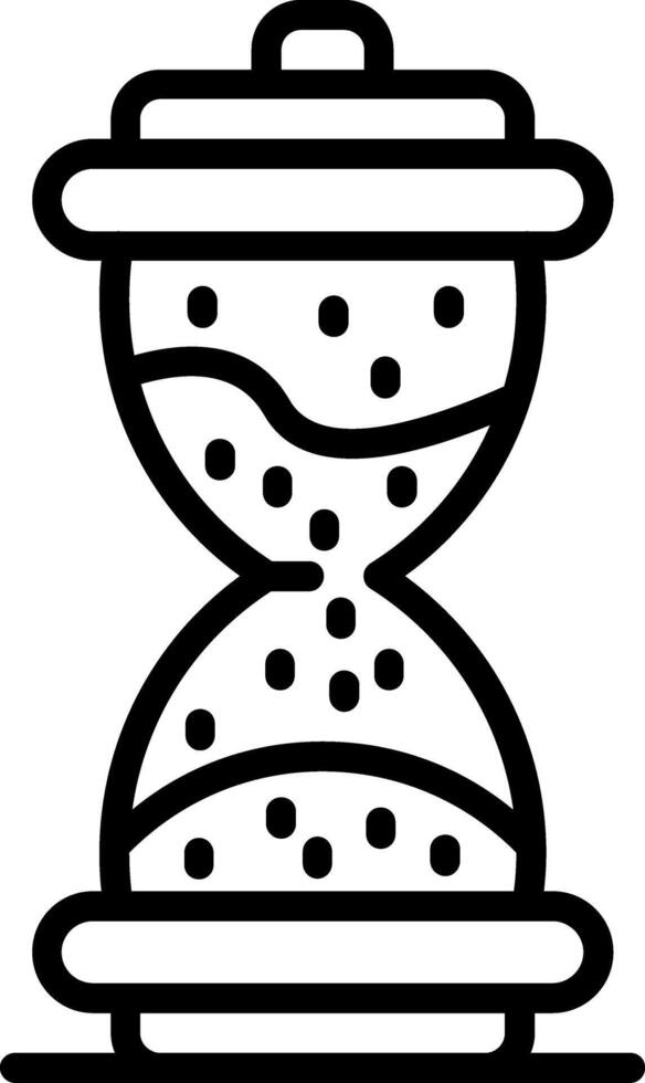 Hourglass Line Icon vector