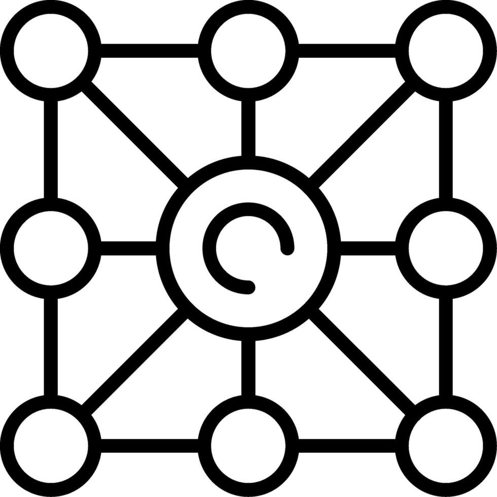 Connect Line Icon vector