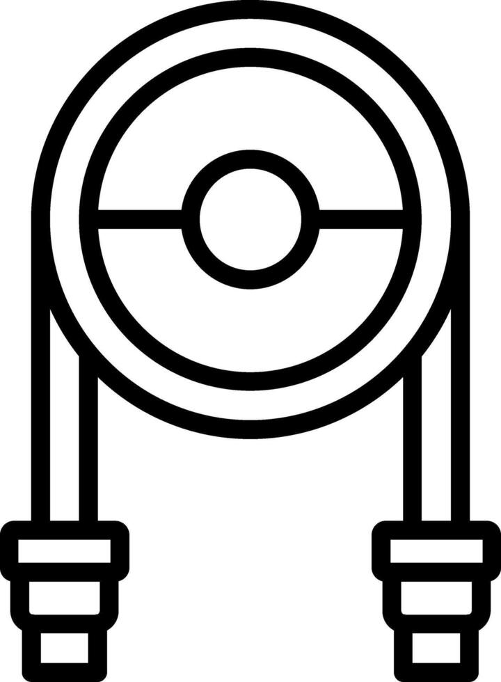 Cable Line Icon vector