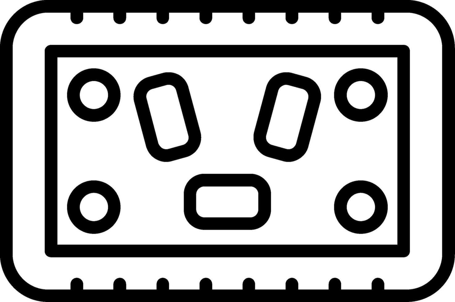 Socket Line Icon vector