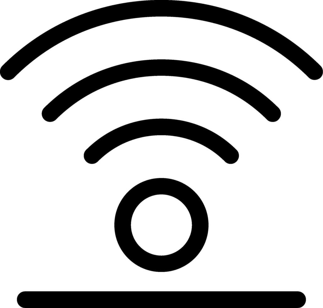Wifi Line Icon vector