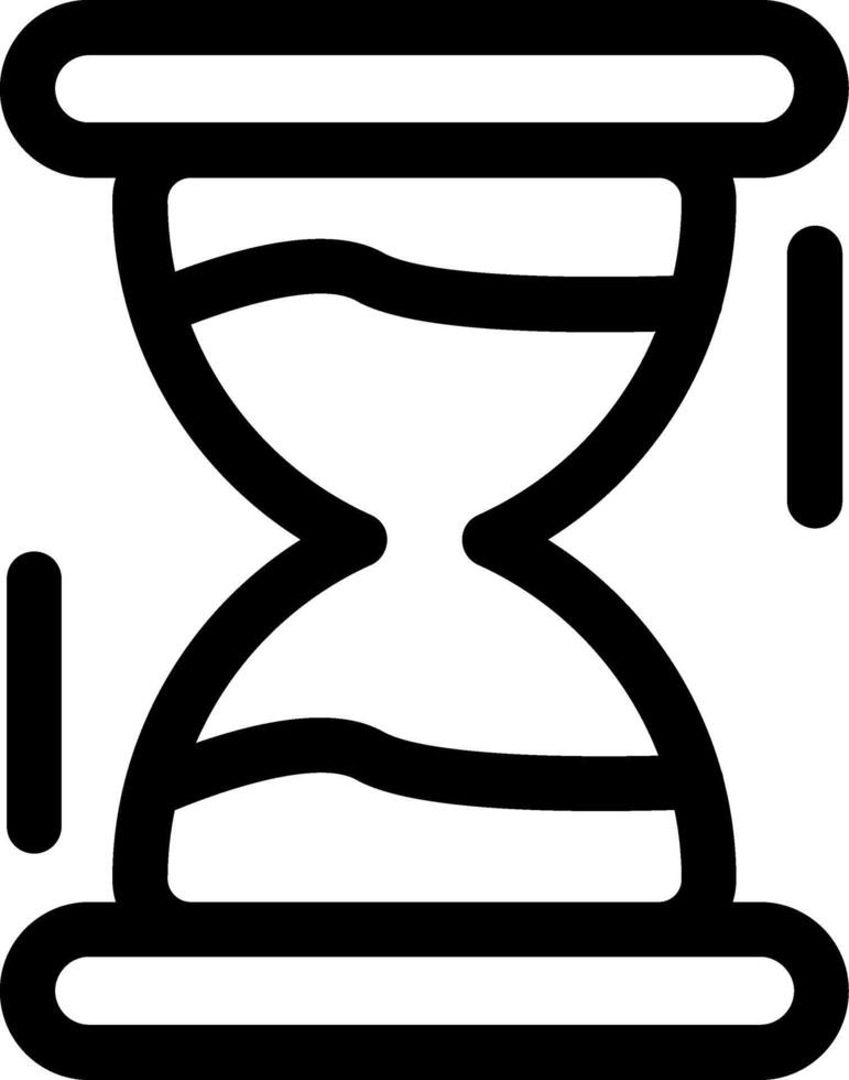 Hourglass Line Icon vector