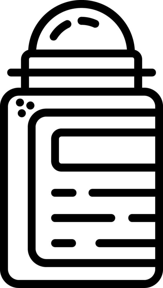 Deodorant Line Icon vector