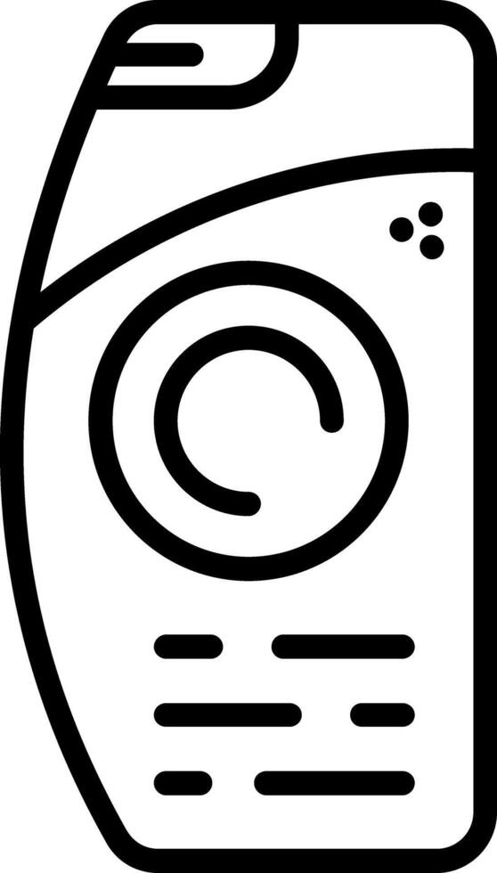 Shampoo Line Icon vector