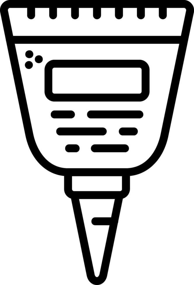 Eye Cream Line Icon vector
