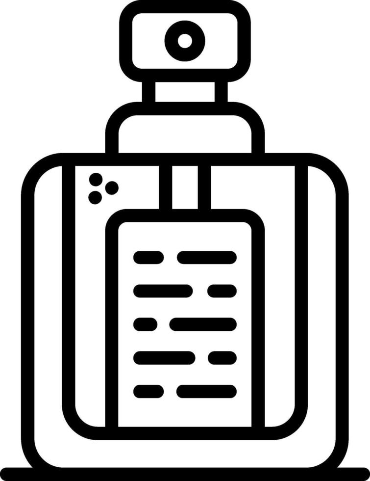 Perfume Line Icon vector
