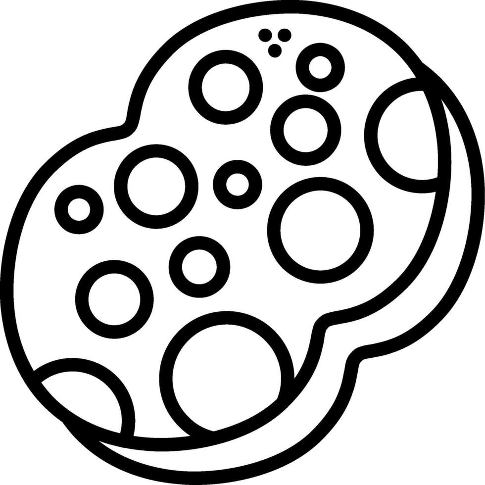 Sponge Line Icon vector