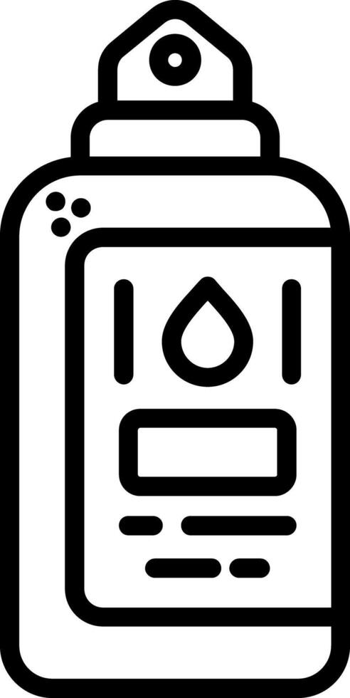 Thermal Water Line Icon vector