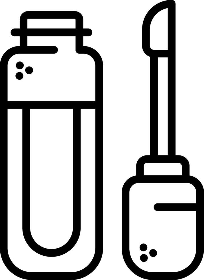 Lip Gloss Line Icon vector