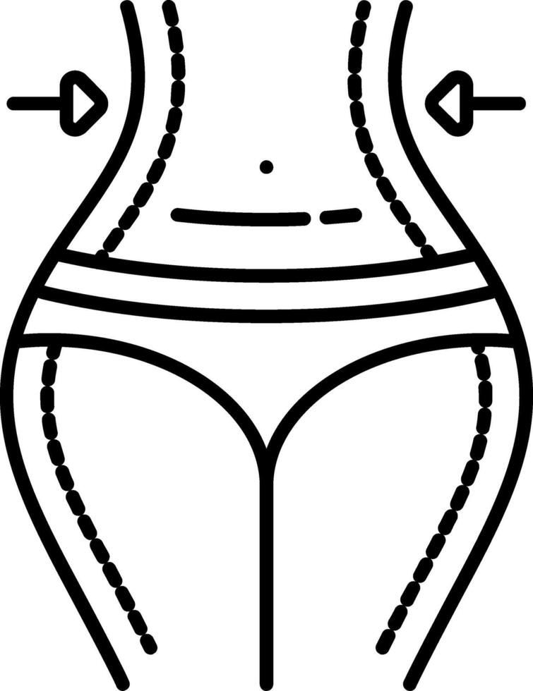 Surgery Line Icon vector