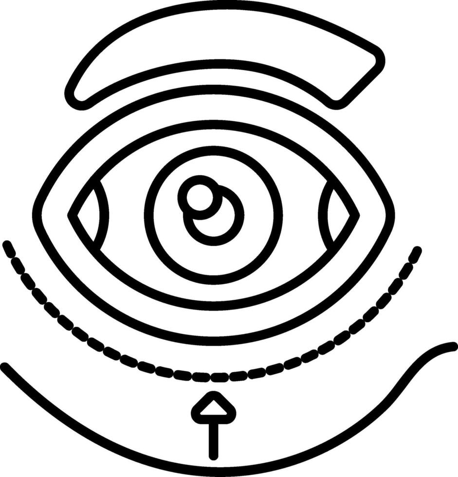 Anatomy Line Icon vector