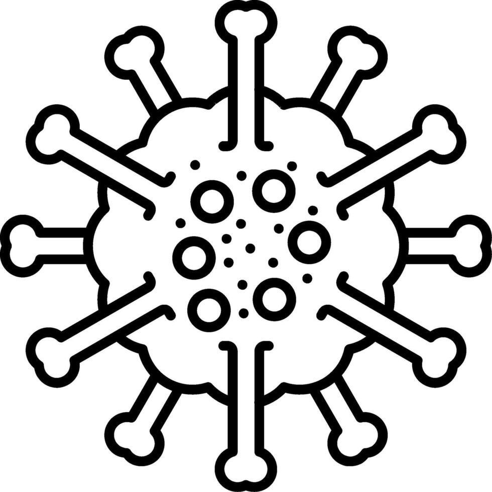 Rubella Line Icon vector