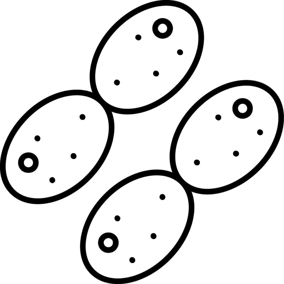 Acetobacter Line Icon vector
