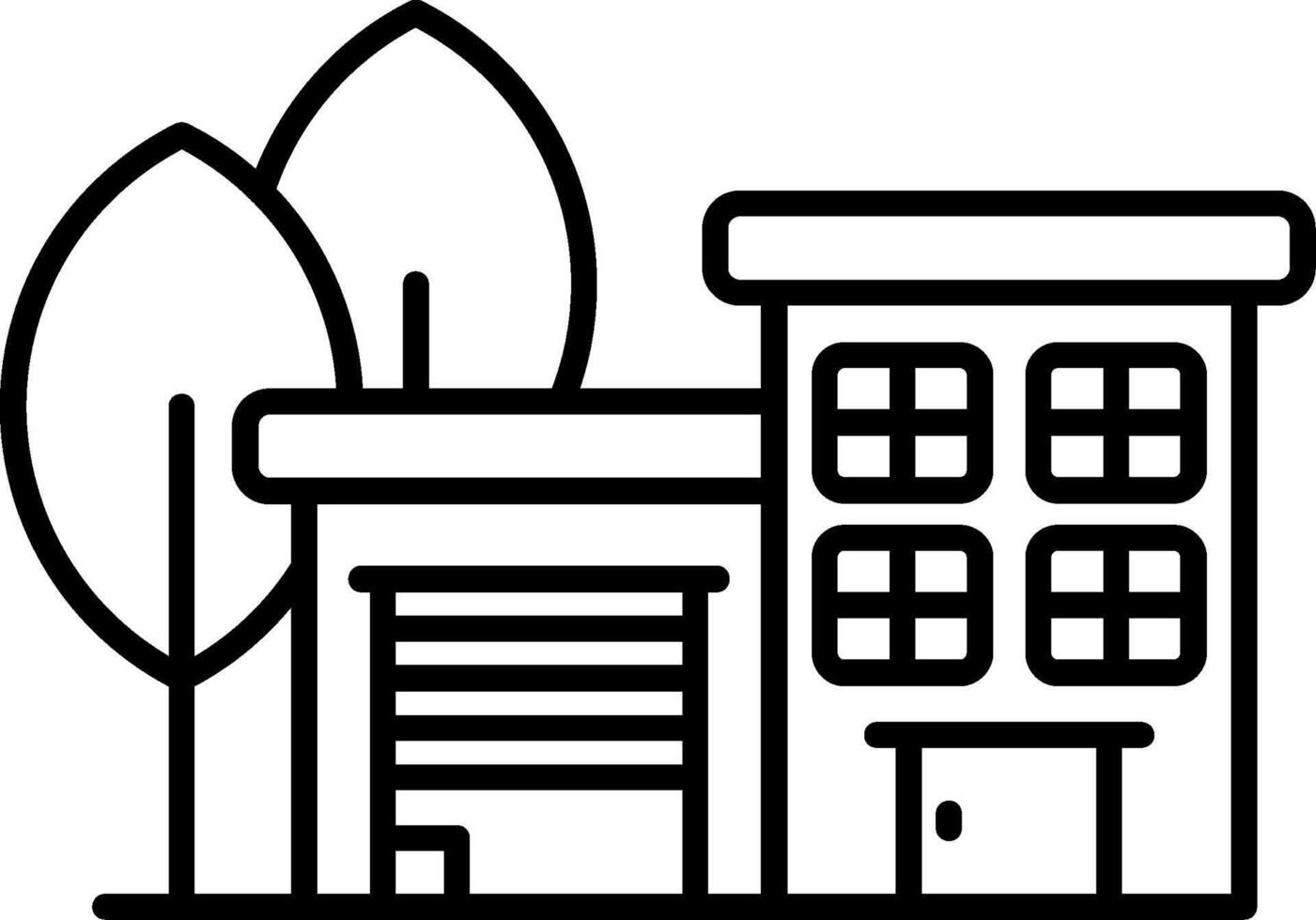 House Line Icon vector