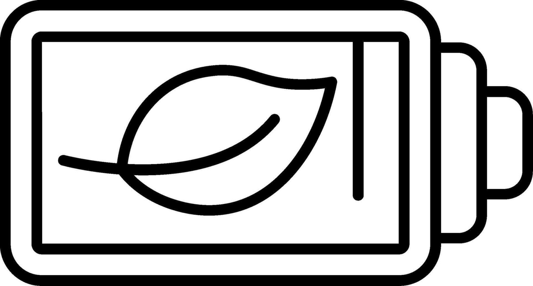 Battery Line Icon vector