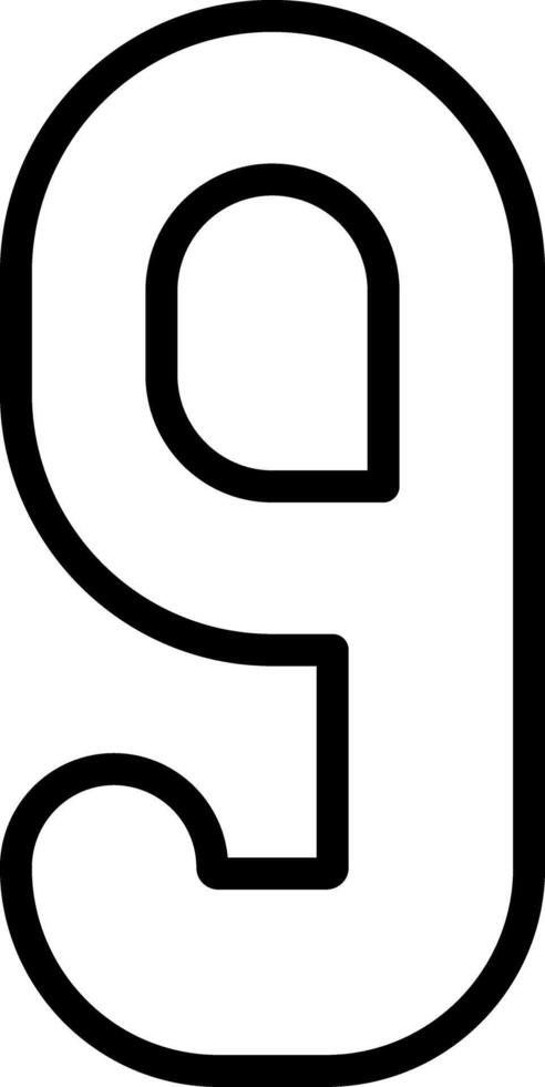 Small g Icon vector
