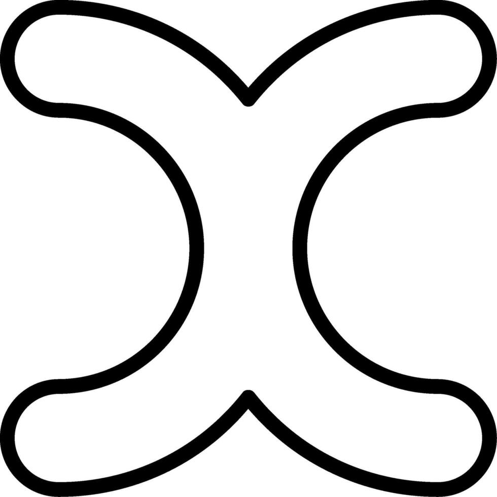 Small x Icon vector