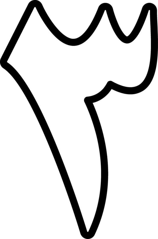 Thalatha Line Icon vector