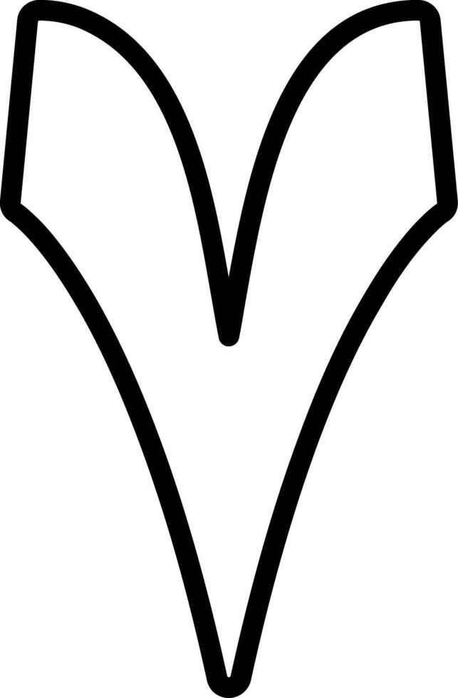 Saba Line Icon vector