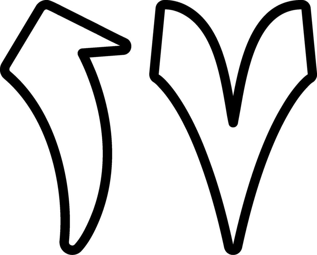 Sabata Ashar Line Icon vector